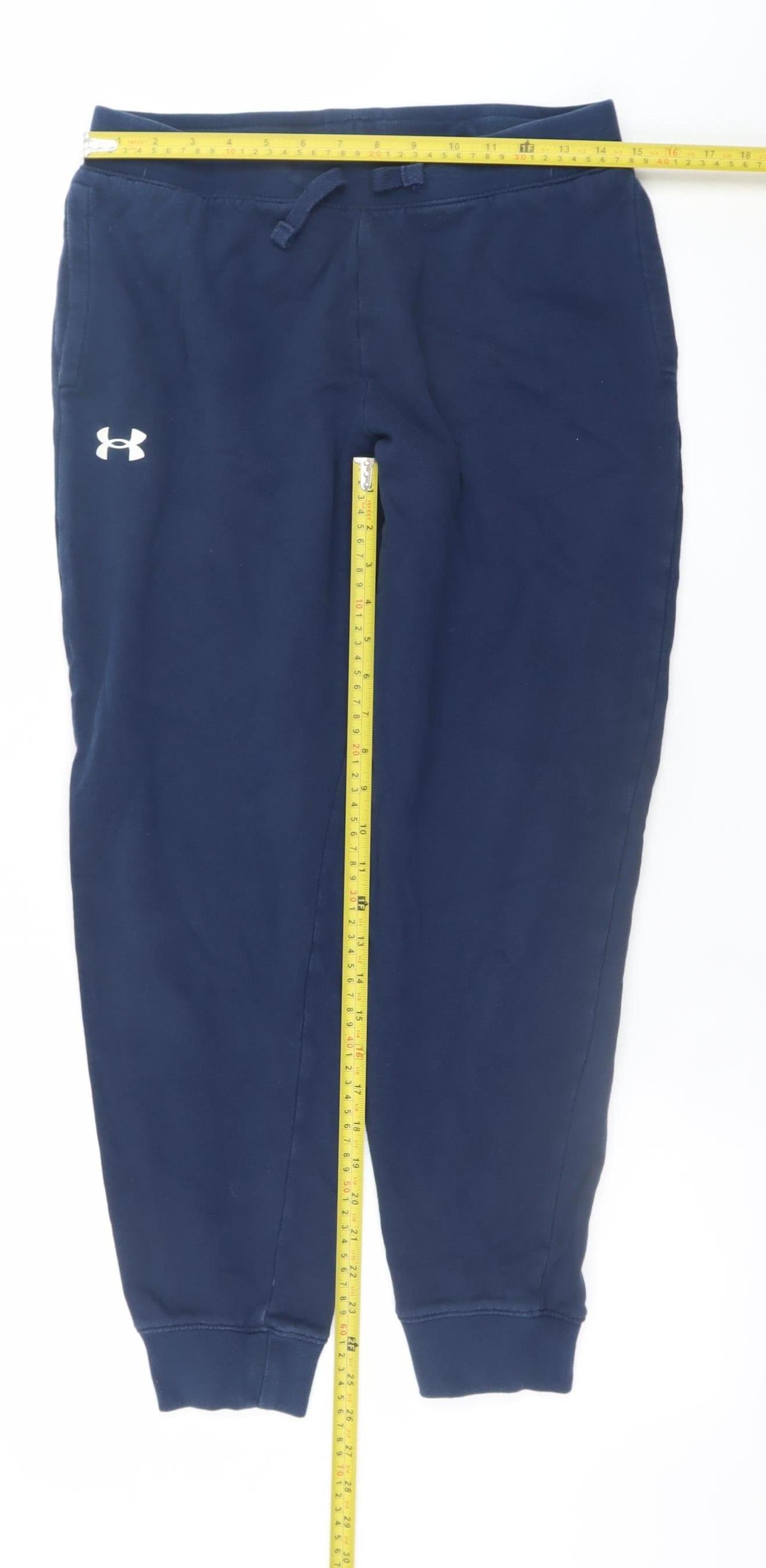 Boys UK Size XL Under armour Relaxed Fit Jogger Blue Trousers