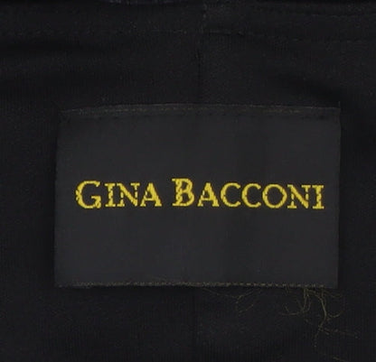 Gina Bacconi Women's Black Velvet Mermaid Dress Size 12