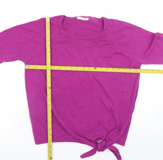 Womens UK Size 14 White Stuff Purple Pullover Jumper