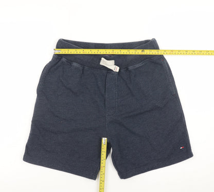 Tommy Hilfiger Men's Blue Sweat Shorts M Regular Fit Casual Style