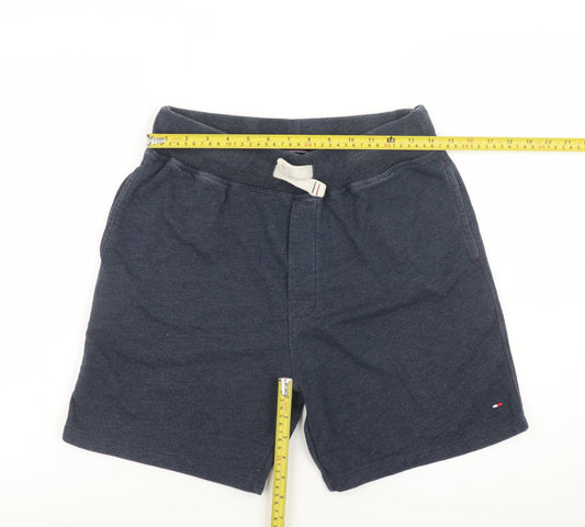 Tommy Hilfiger Men's Blue Sweat Shorts M Regular Fit Casual Style