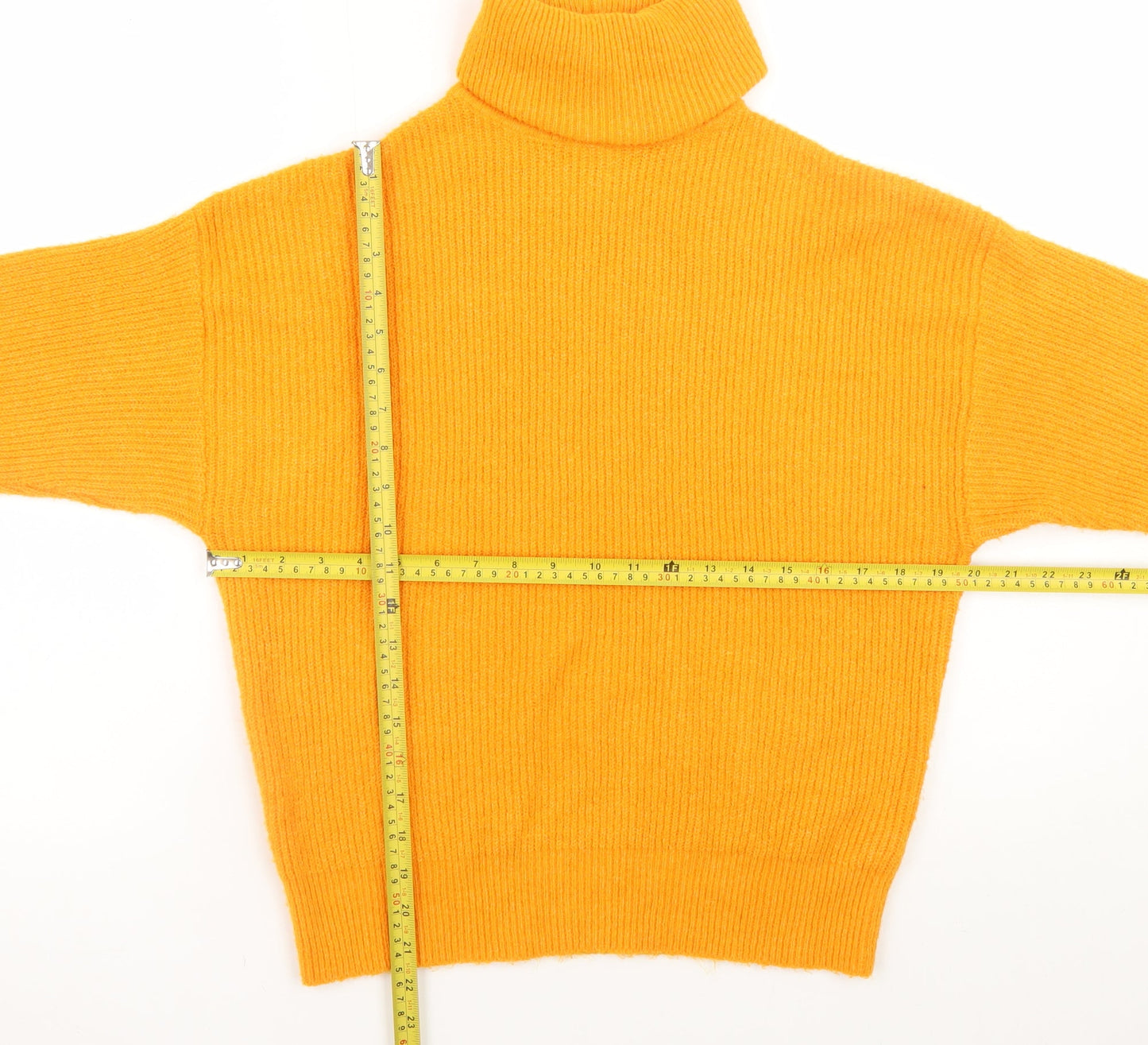 Womens UK Size XS River Island Yellow Pullover Jumper