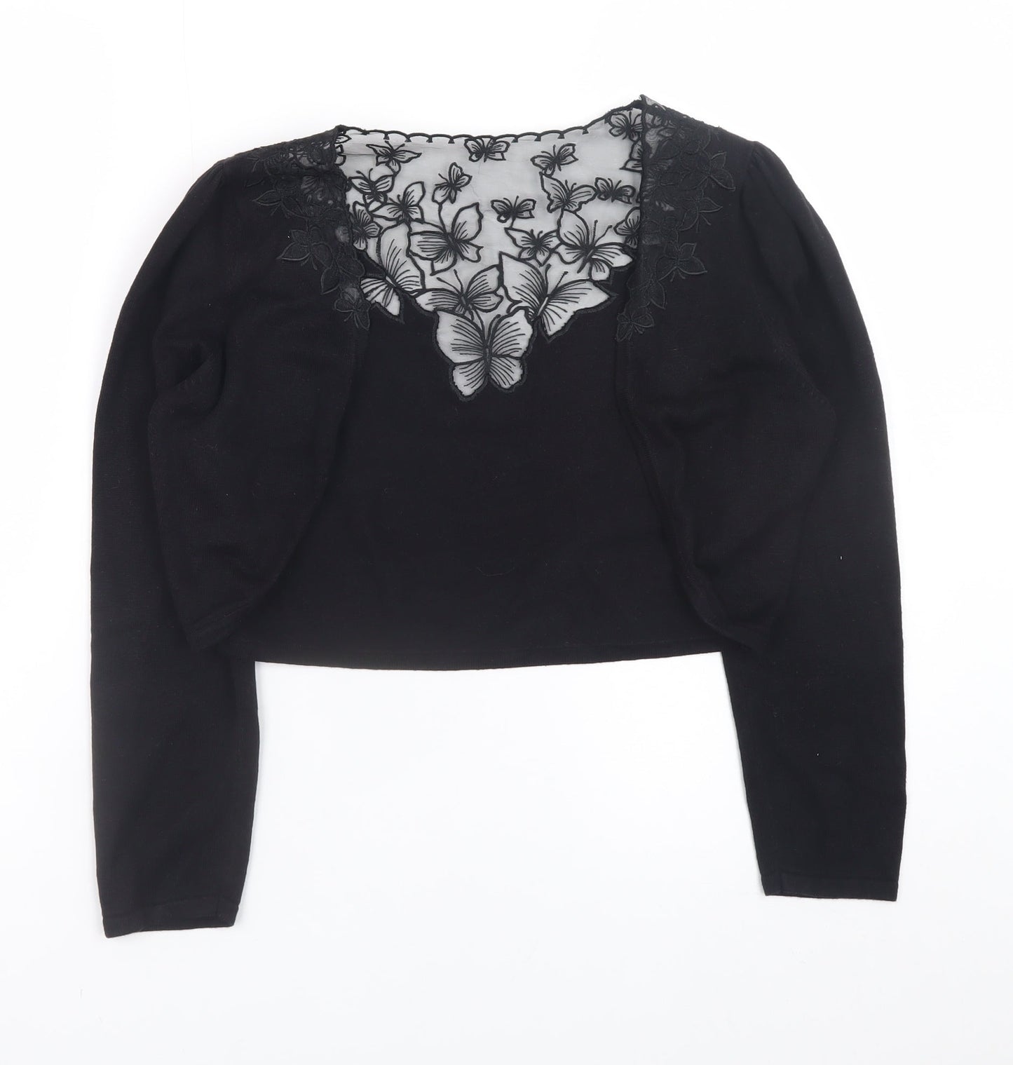 Womens UK Size 10 Monsoon Black Cardigan Jumper
