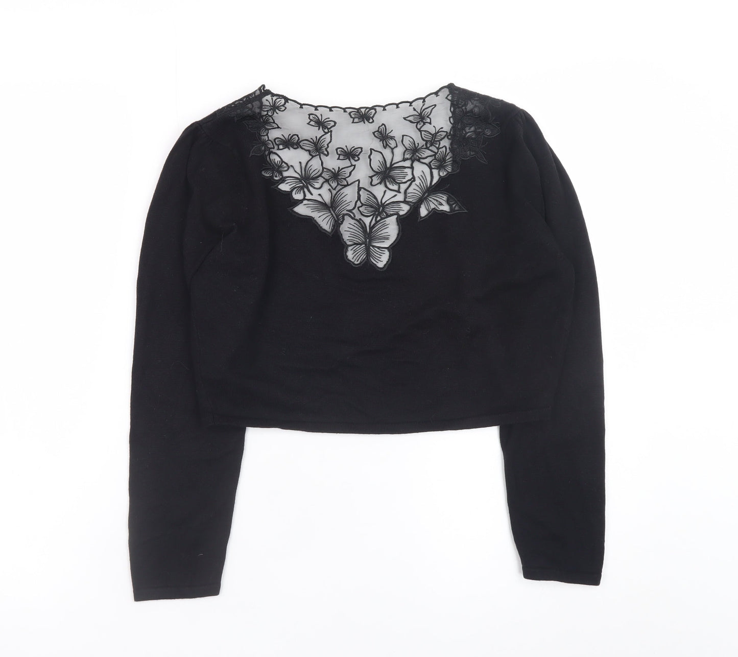Womens UK Size 10 Monsoon Black Cardigan Jumper
