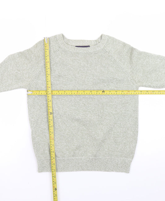 Mens UK Size S Marks and Spencer Grey Pullover Jumper