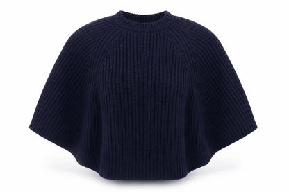 Womens UK Size S Marks and Spencer Blue Cape Jumper