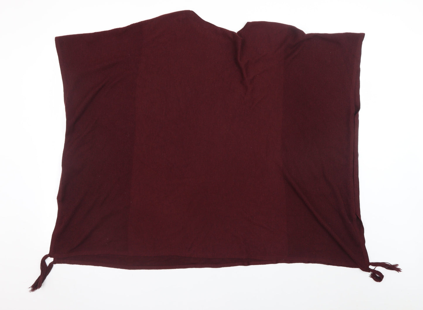 Womens UK Size M Esprit Red Cape Jumper