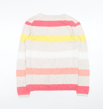 Womens UK Size S Tommy Hilfiger Multicoloured Pullover Jumper