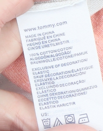 Womens UK Size S Tommy Hilfiger Multicoloured Pullover Jumper