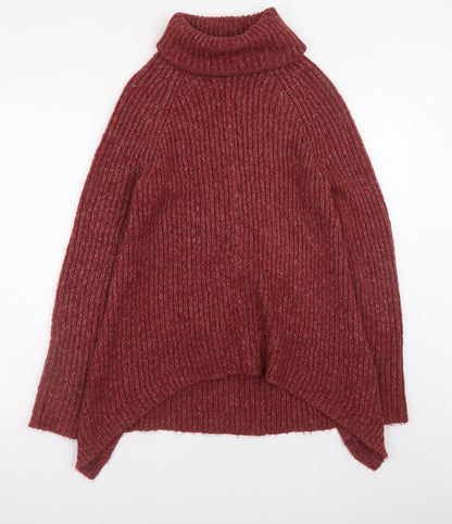 Womens UK Size 6 Fat Face Red Pullover Jumper