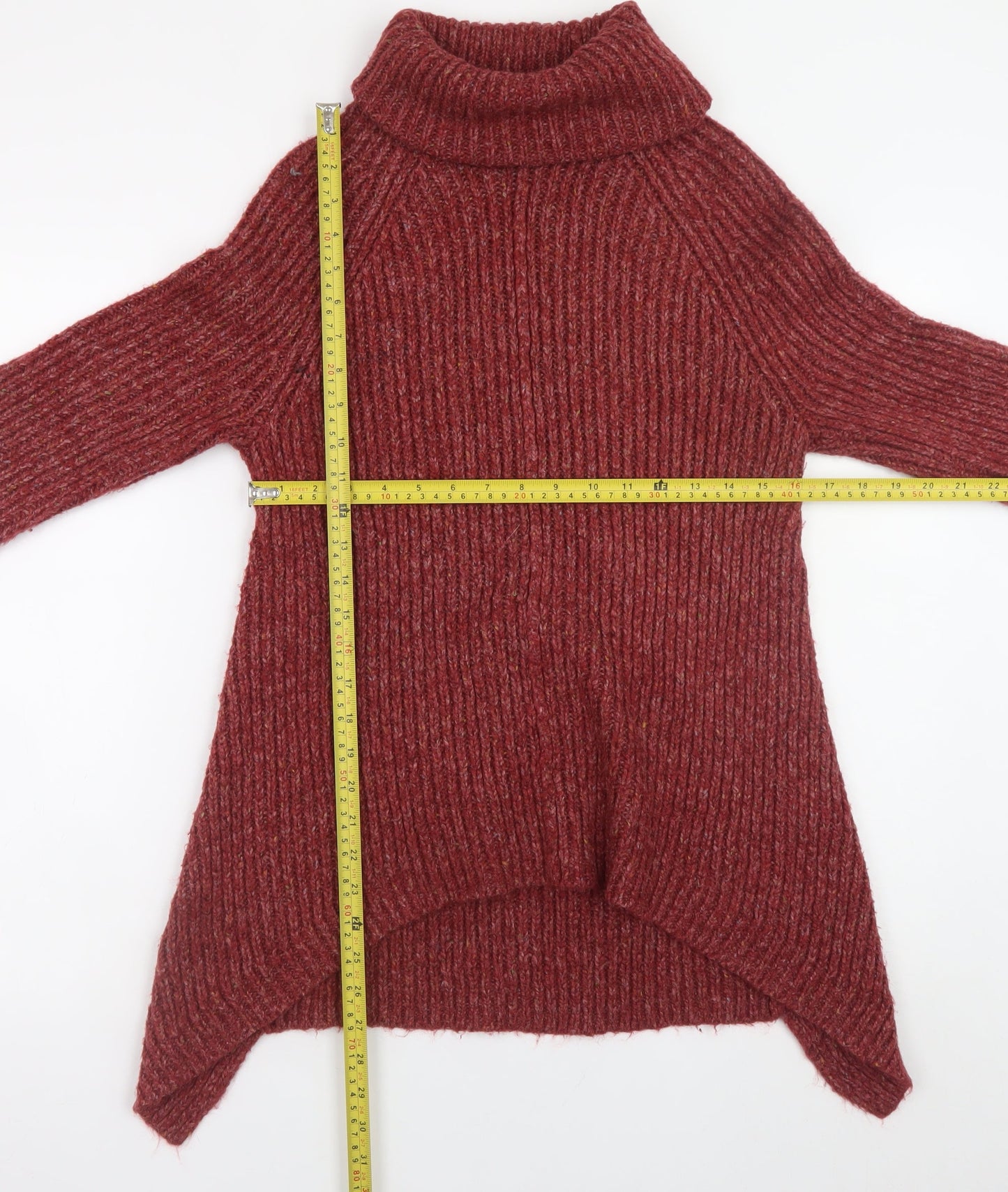 Womens UK Size 6 Fat Face Red Pullover Jumper