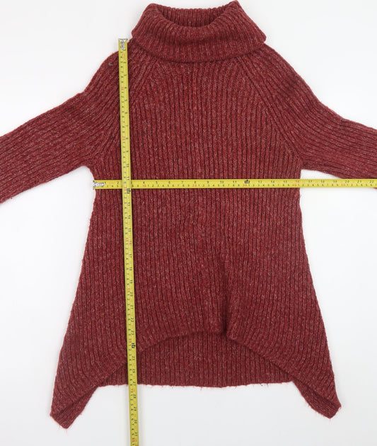 Womens UK Size 6 Fat Face Red Pullover Jumper