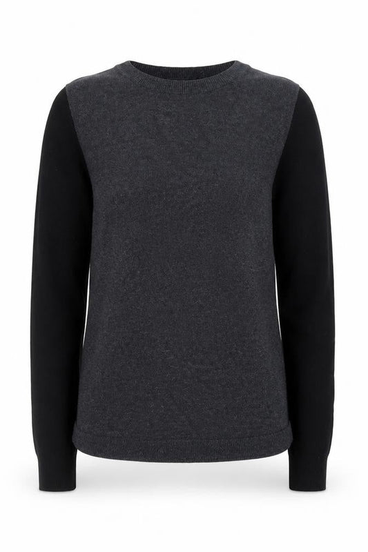 Womens UK Size 10 The White Company Grey Pullover Jumper