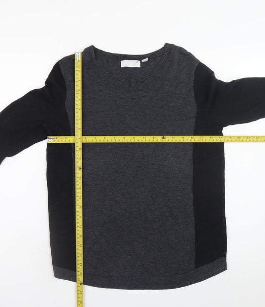 Womens UK Size 10 The White Company Grey Pullover Jumper