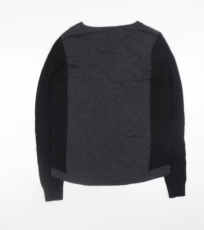 Womens UK Size 10 The White Company Grey Pullover Jumper