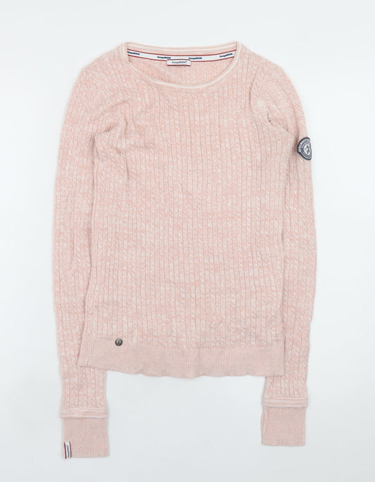 Womens UK Size 6 KangaROOS Pink Pullover Jumper