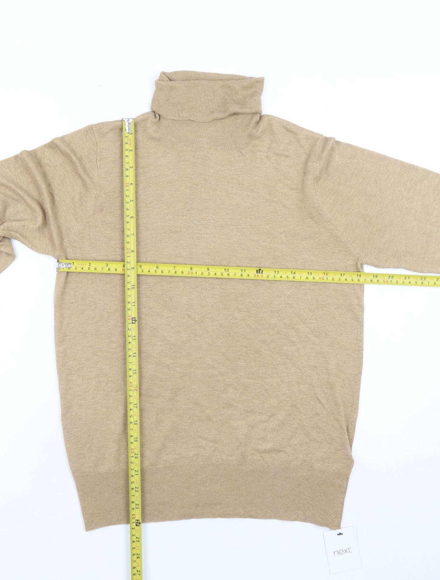 Womens UK Size 12 NEXT Beige Pullover Jumper