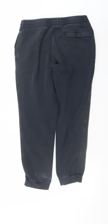 Mens UK Size M Nike Regular Fit Jogger Black Trousers