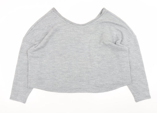 Womens UK Size 24 Marks and Spencer Grey Pullover Jumper