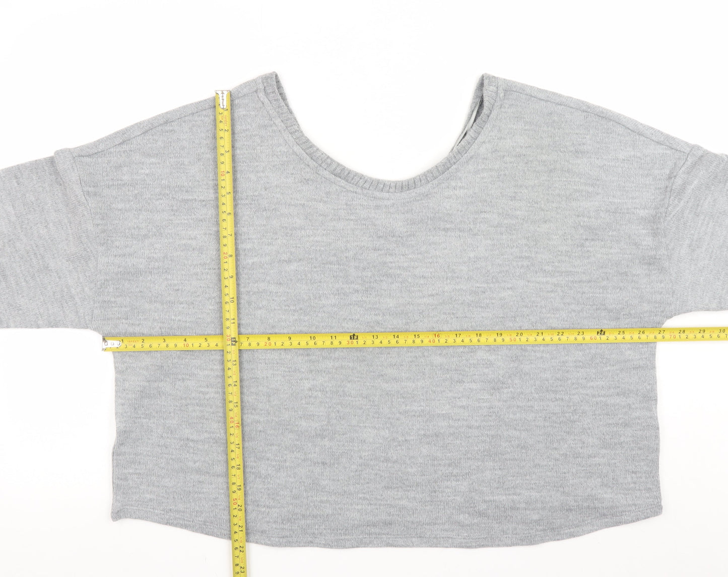 Womens UK Size 24 Marks and Spencer Grey Pullover Jumper