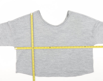 Womens UK Size 24 Marks and Spencer Grey Pullover Jumper