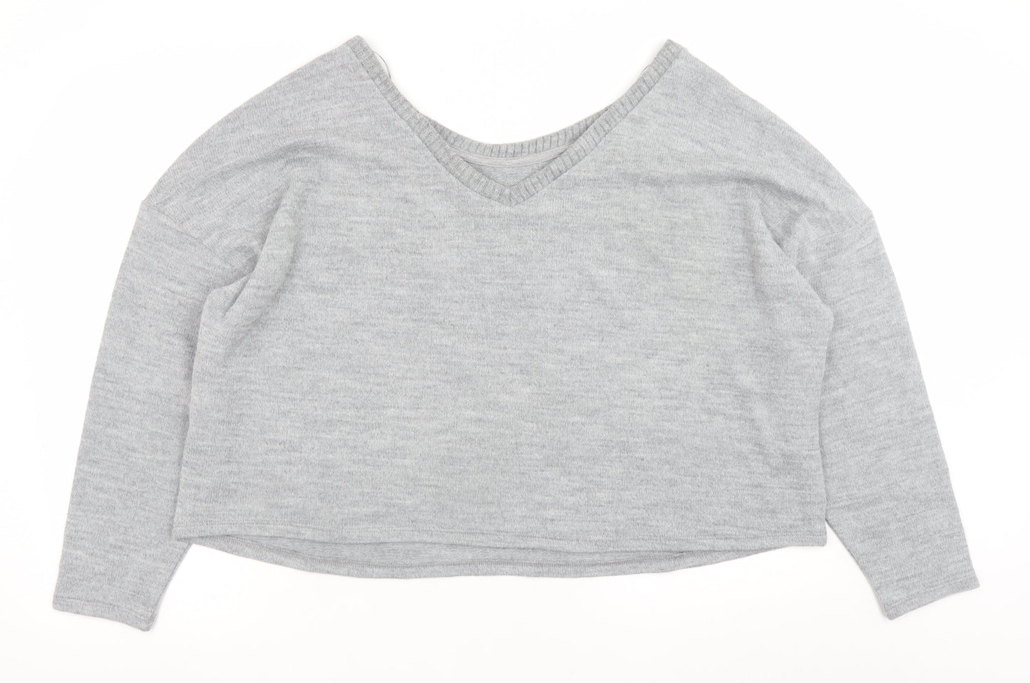 Womens UK Size 24 Marks and Spencer Grey Pullover Jumper