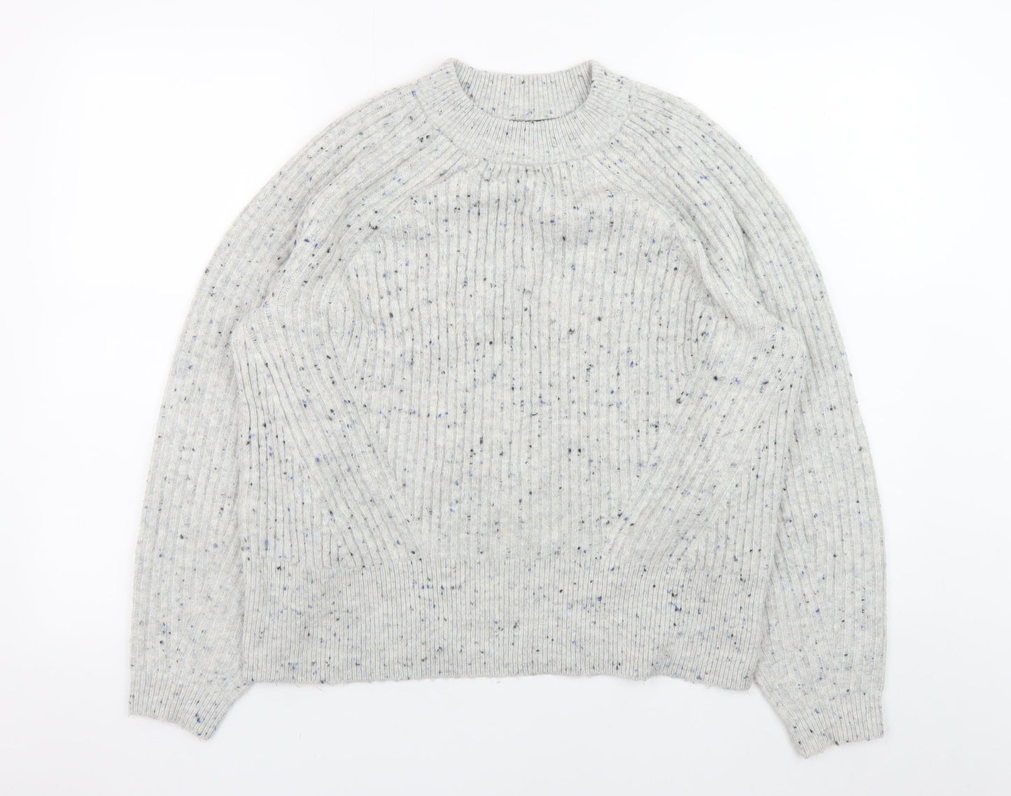 Mens UK Size M Marks and Spencer Grey Pullover Jumper
