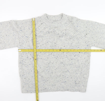 Mens UK Size M Marks and Spencer Grey Pullover Jumper