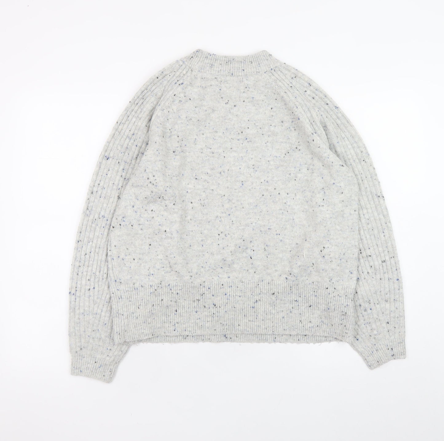 Mens UK Size M Marks and Spencer Grey Pullover Jumper