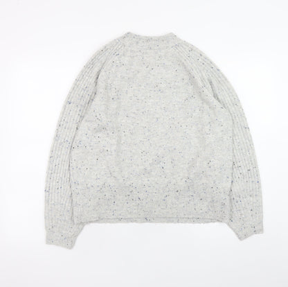 Mens UK Size M Marks and Spencer Grey Pullover Jumper