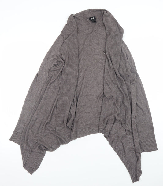 Womens UK Size 12 H&M Brown Cardigan Jumper