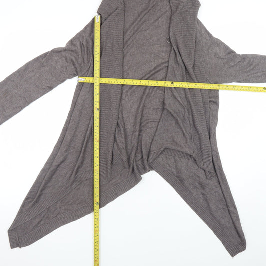 Womens UK Size 12 H&M Brown Cardigan Jumper
