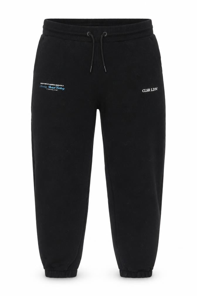 Mens UK Size S Closure LDN Regular Fit Jogger Black Trousers