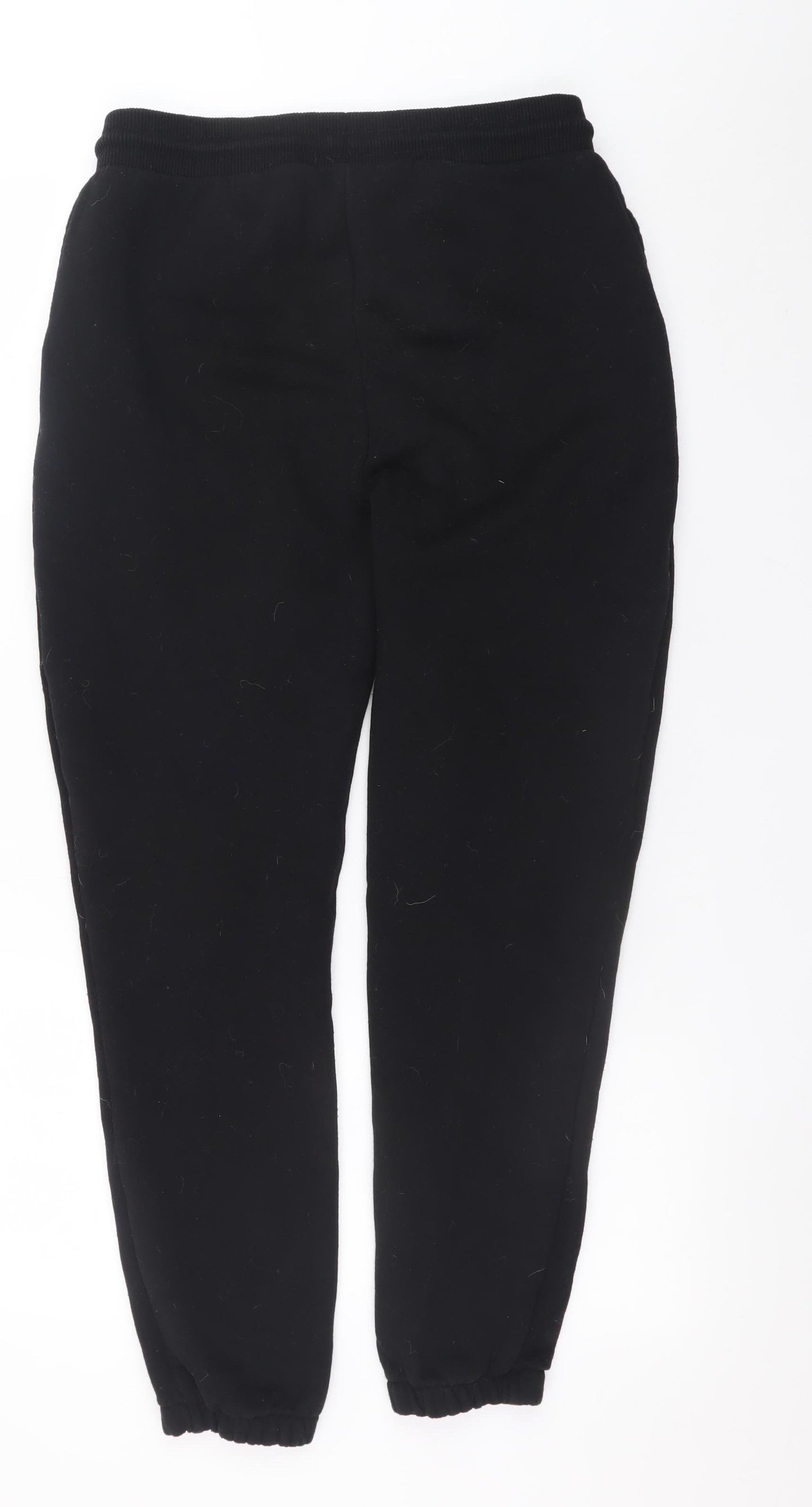 Mens UK Size S Closure LDN Regular Fit Jogger Black Trousers