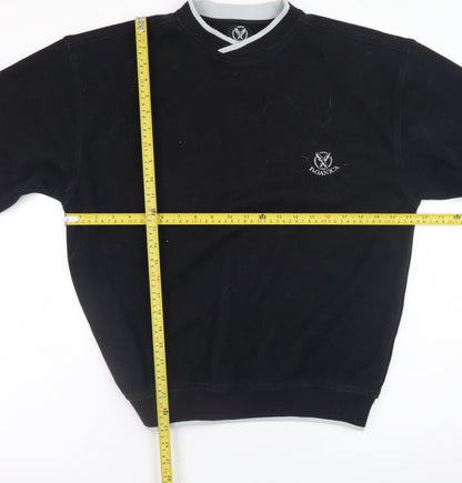 Mens UK Size M Paganica Black Pullover Sweatshirt