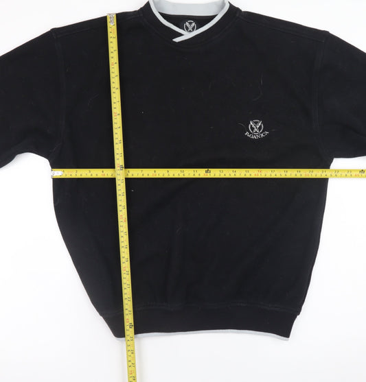 Mens UK Size M Paganica Black Pullover Sweatshirt