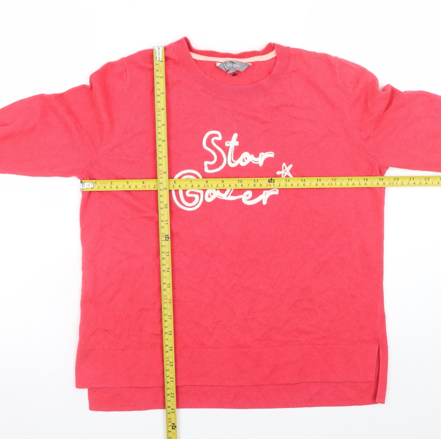 Womens UK Size 10 Principles Red Pullover Jumper