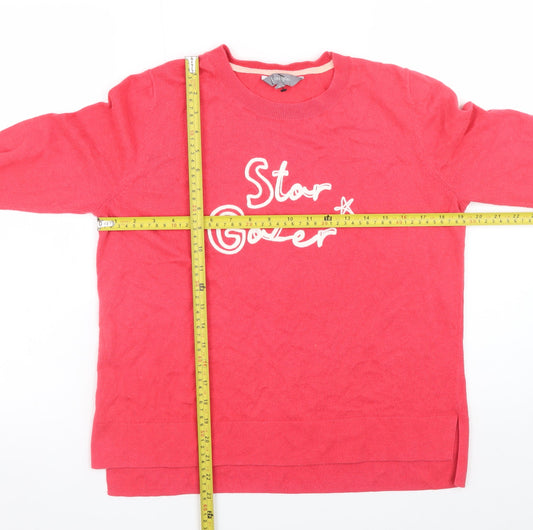 Womens UK Size 10 Principles Red Pullover Jumper