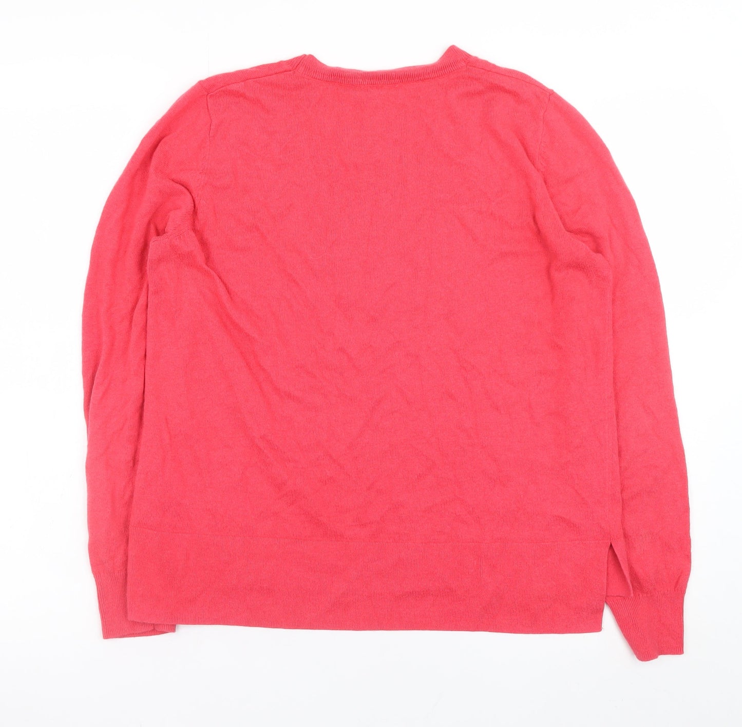Womens UK Size 10 Principles Red Pullover Jumper