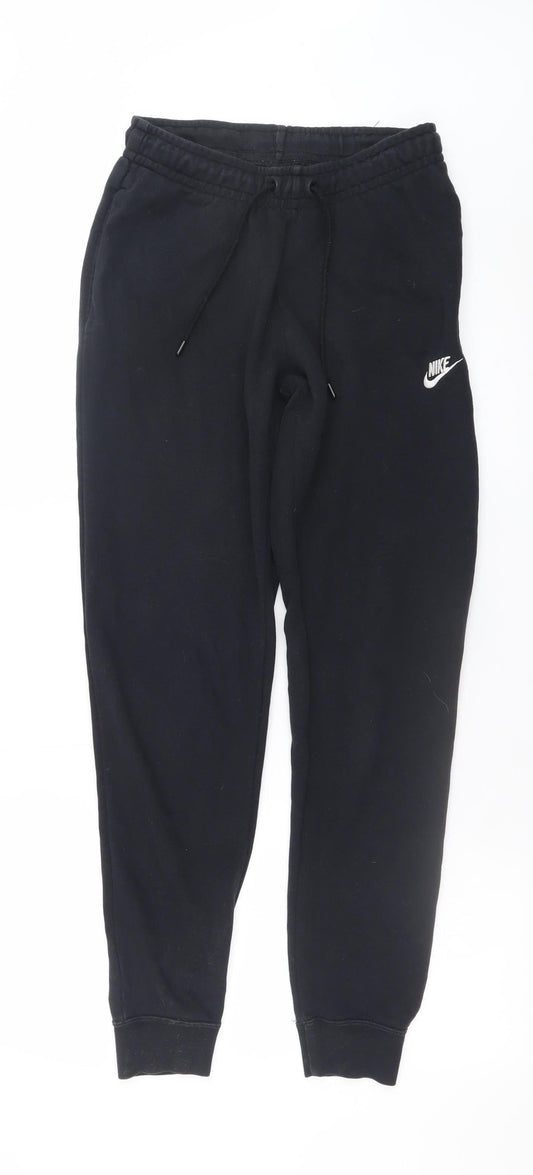 Mens UK Size XS Nike Regular Fit Jogger Black Trousers