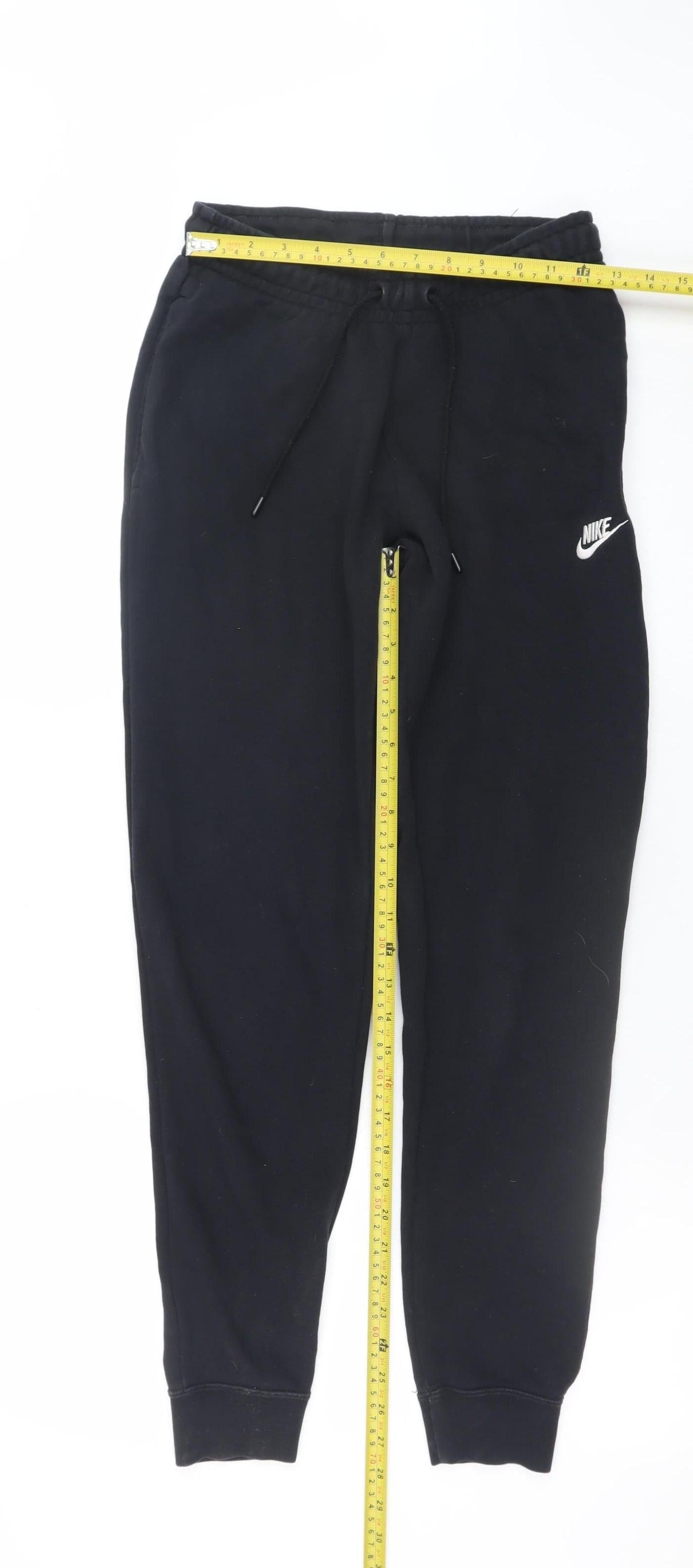Mens UK Size XS Nike Regular Fit Jogger Black Trousers