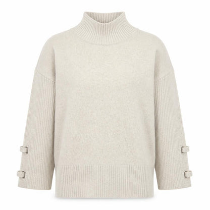 Womens UK Size M River Island Beige Pullover Jumper