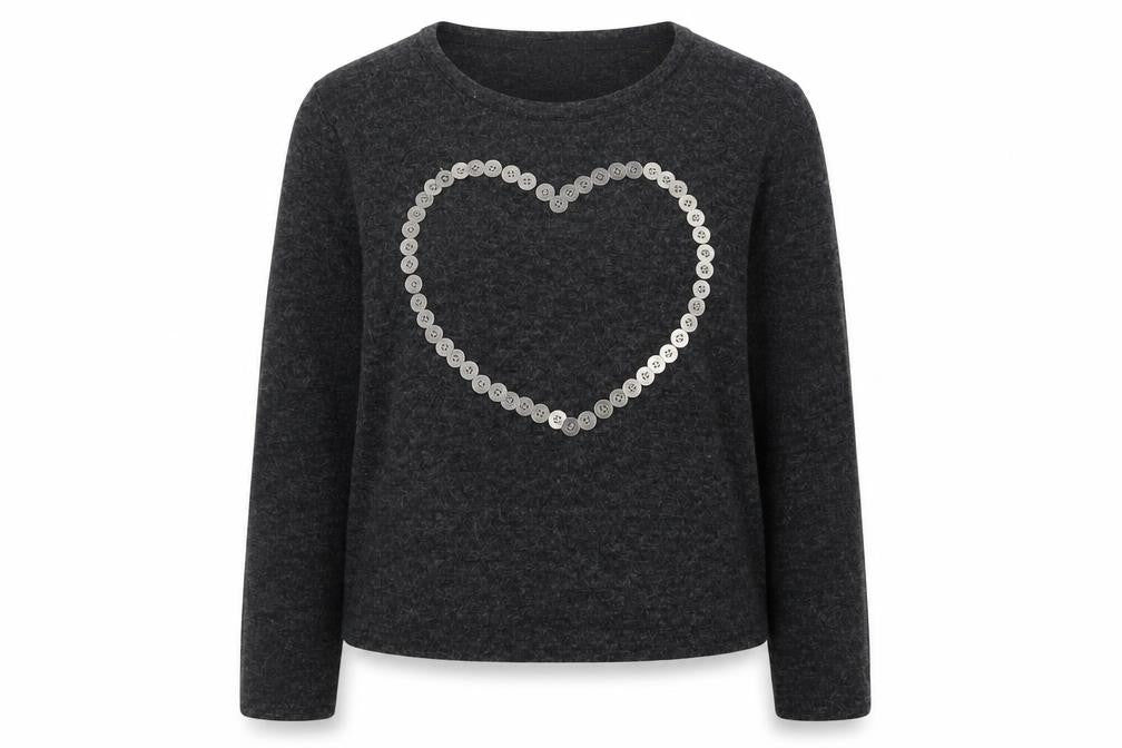 Womens UK Size 16 Madam Rage Grey Pullover Jumper