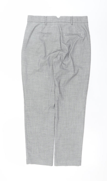 Womens UK Size 8 NEXT Regular Fit Business Workwear Casual Grey Trousers