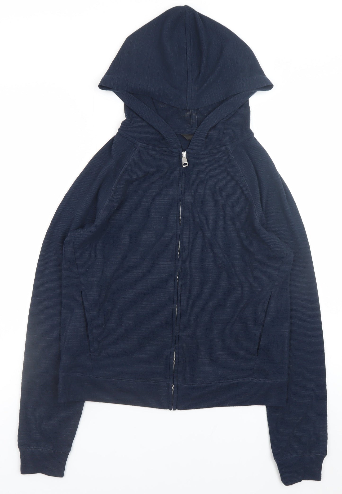 Mens UK Size XS NEXT Blue Full Zip Hoodie