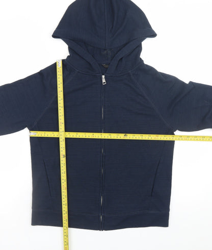 Mens UK Size XS NEXT Blue Full Zip Hoodie