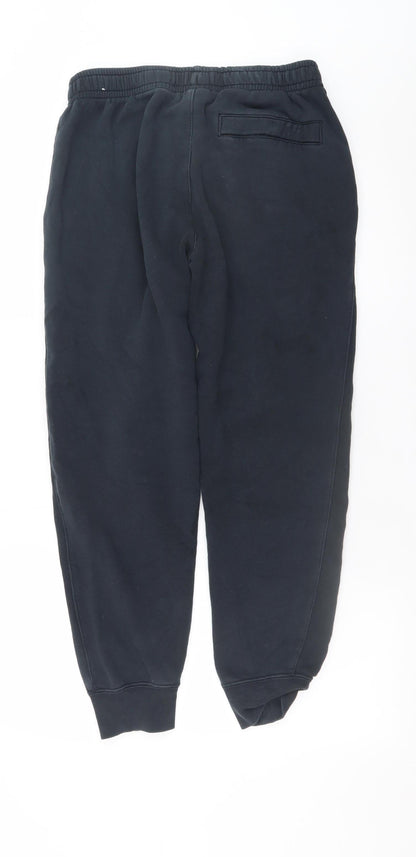Nike Men's Black Jogger Trousers M Regular Fit Fleece