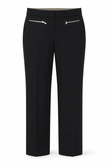 Marks and Spencer Women's Black Size 8 Long Slim Stretch Work Trousers