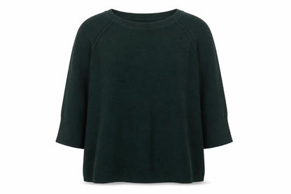 Vero Moda Womens Green L Relaxed Knit Pullover Jumper