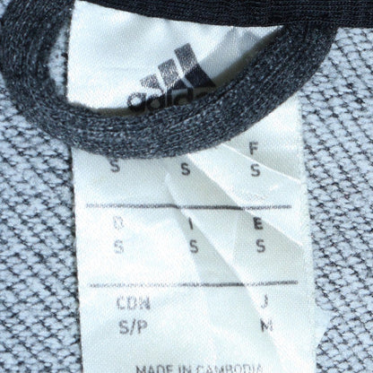 Mens UK Size S adidas Grey Full Zip Hoodie